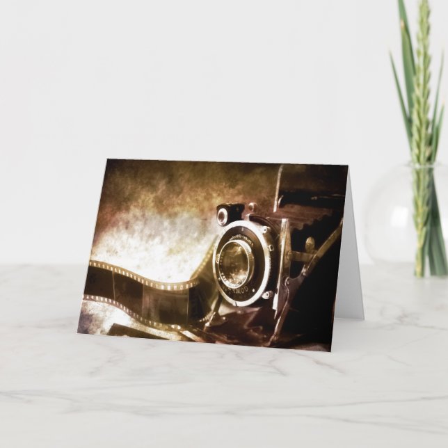 Carte caméra vintage (Devant)