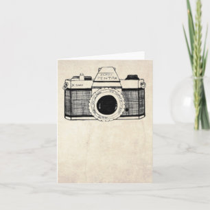 Carte Caméra vintage