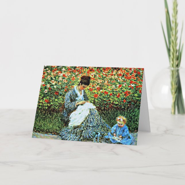 Carte Camille Monet and Child (Devant)
