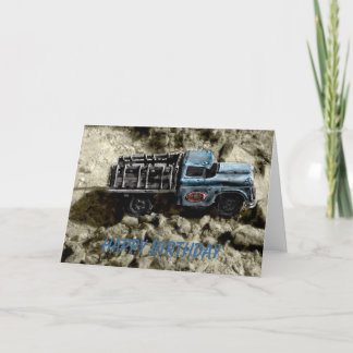 Carte Camion de joyeux anniversaire