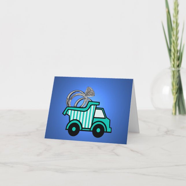 Carte Camion de vidange de porte-anneau (Devant)