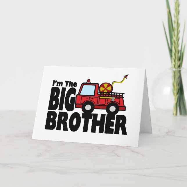 Carte Camion d'incendie Big Brother (Devant)