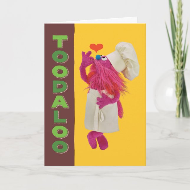 Carte Camion fourré de Cookie Monster | Toodaloo (Devant)