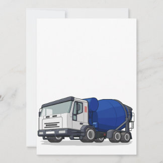Carte Camion Mélangeur de ciment