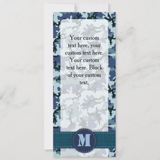 Carte Camouflage de la marine (Devant)