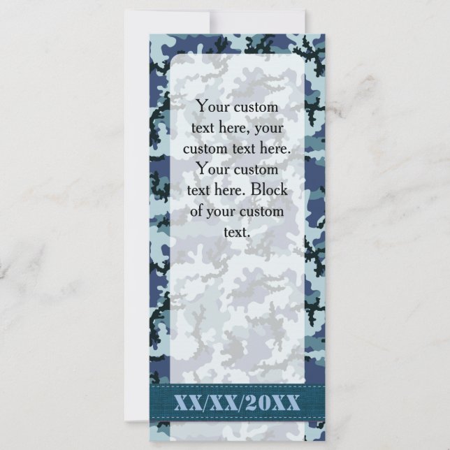 Carte Camouflage de la marine (Devant)