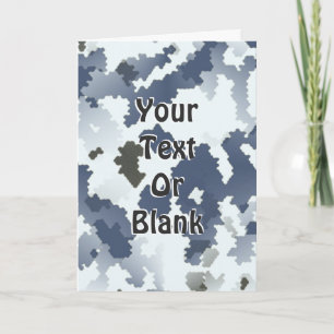 Carte Camouflage d'hiver