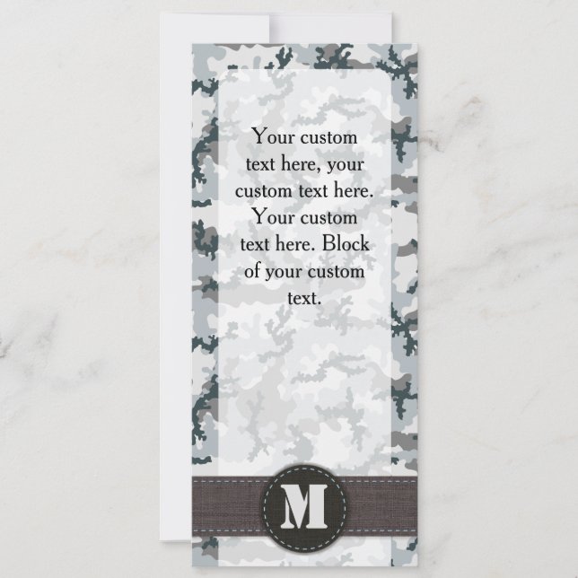 Carte Camouflage urbain (Devant)