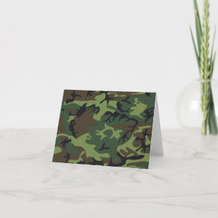 Carte Camouflage vert militaire