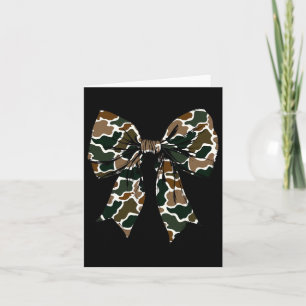 Carte Camouflage Vieux Camo Bow Camo Coquette Chasse aux