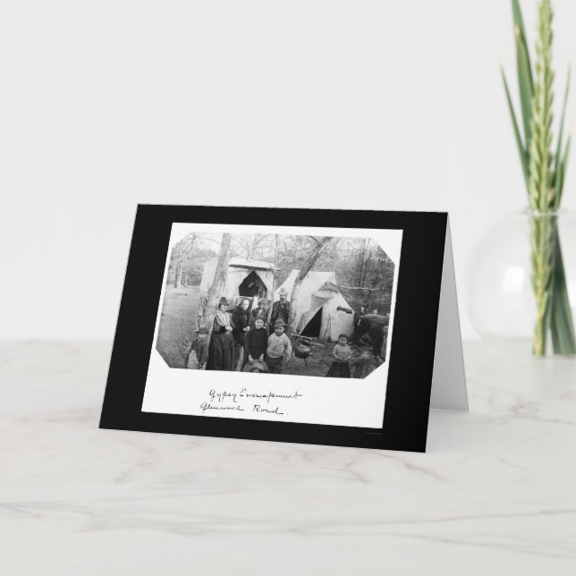 Carte Camp gitan à Bethesda, DM 1888 (Devant)