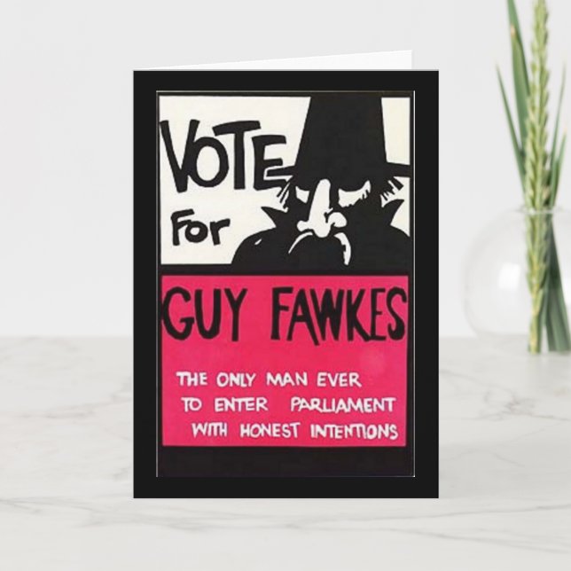 Carte Campagne de Guy Fawkes (Devant)