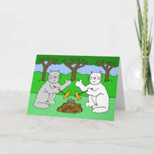 Carte Campfire Cats Missing You pendant que vous êtes au