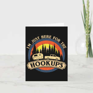 Carte Camping Amusant Juste Ici Pour Les Hookups Rv Camp