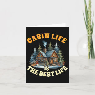 Carte Camping Camper Cabine Life Est La Meilleure Vie La