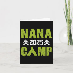 Carte Camping Nana 2025 Vacances en famille Équipe de ca