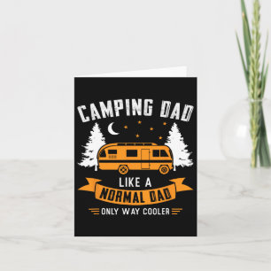 Carte Camping Papa Comme Un Papa Normal Seulement Glaciè