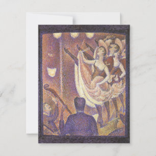 Carte Can Can Can Dance, Le Chahut par Georges Seurat