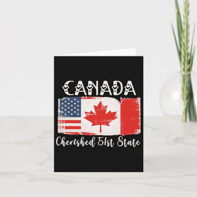 Carte Canada 51e État drôle Président Trump (Devant)