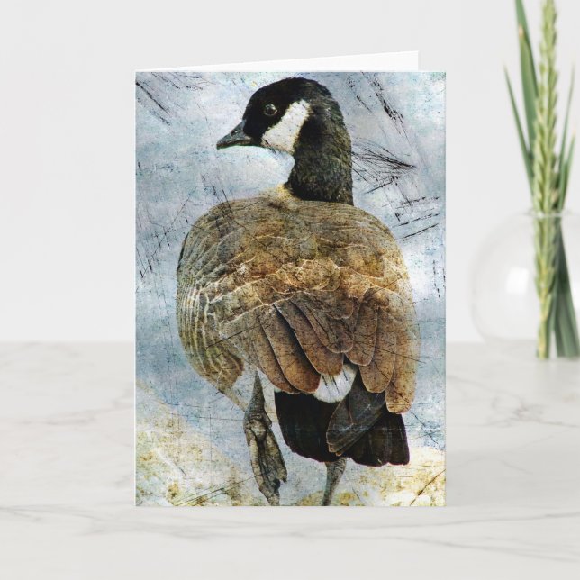 Carte Canada Goose Grunge (Devant)