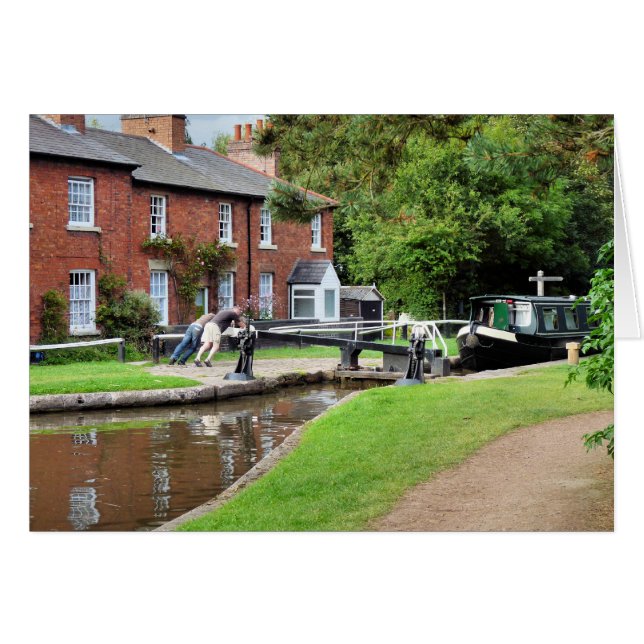 CARTE CANAL BATEAU (Devant horizontal)