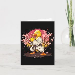Carte Canard en caoutchouc de karaté animal Mma Taekwond