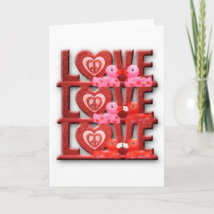 Carte Canards d'amour (Vide)