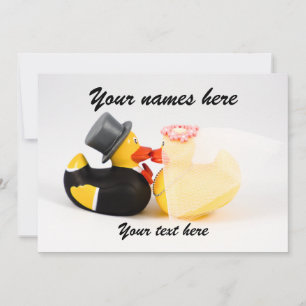 Carte Canards de mariage