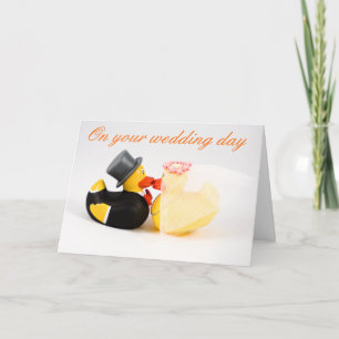 Carte Canards de mariage