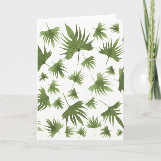Carte Canary Vine Feuilles (Devant)