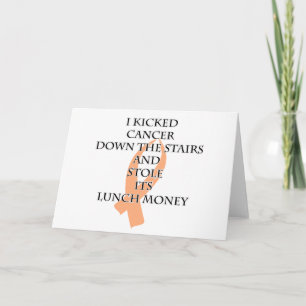 Carte Cancer Bully (Peach Ribbon)