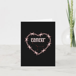 Carte Cancer Constellation Gothique Edgy Anniversaire