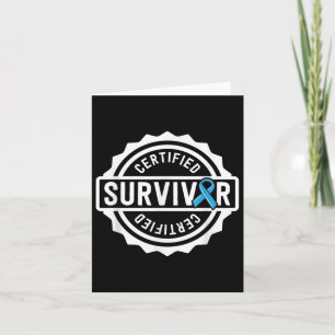 Carte Cancer de la prostate Cadeau de survie pour hommes