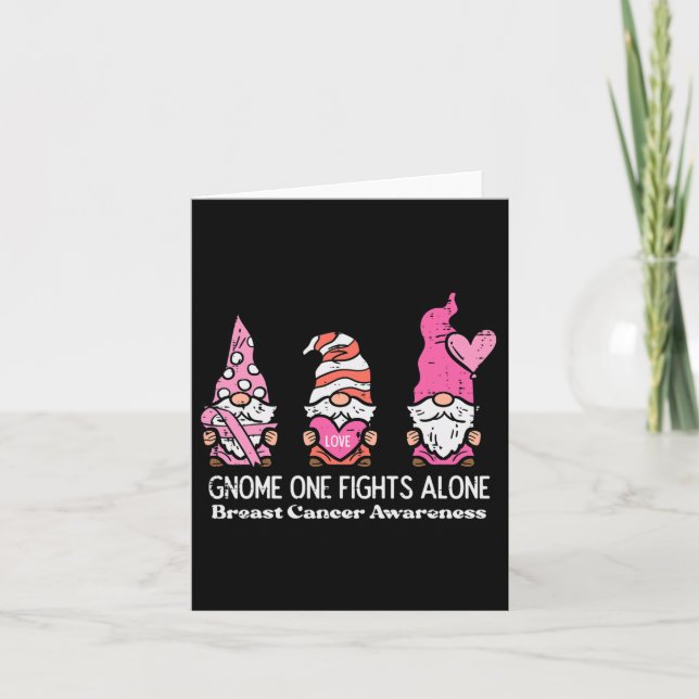 Carte Cancer du sein Gnome One combat seul la sensibilis (Devant)