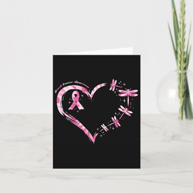 Carte Cancer du sein Lutte contre les libellules du coeu (Devant)