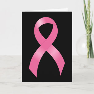 Carte Cancer du sein Ruban rose