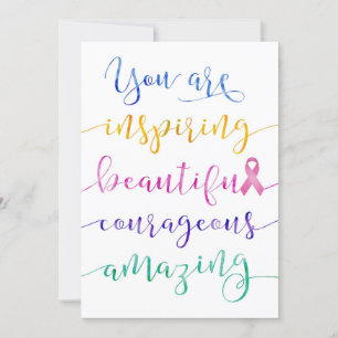 Carte Cancer du sein - Se souvenir de qui vous êtes la c