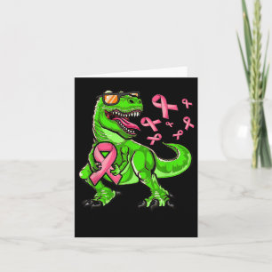 Carte Cancer du sein T-rex Dinosaure, Garçons Cancer du