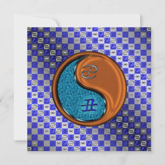 Carte Cancer et ox de bois (Devant)