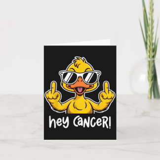 Carte Cancer F U Sungles Canard Fait Un Doigt D'honneur