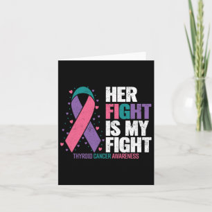 Carte Cancer Son combat Ma lutte contre le cancer du thy