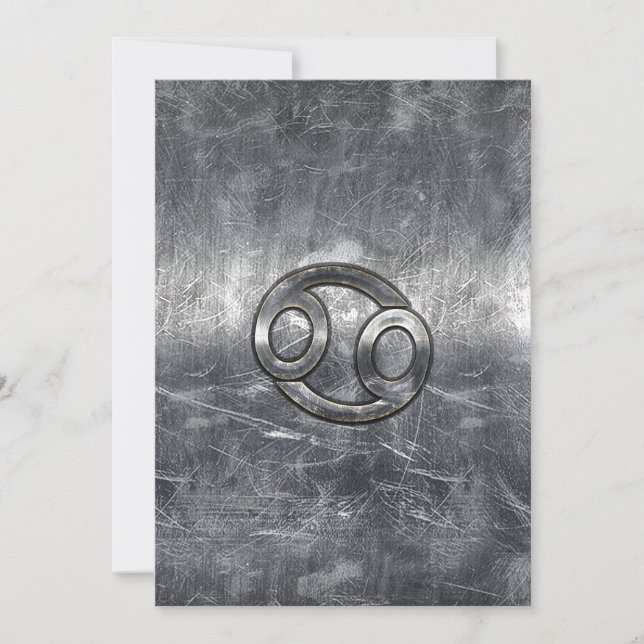 Carte Cancer Zodiac Connexion de style industriel (Devant)