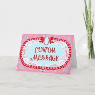 Carte Candy Cameo sur mesure