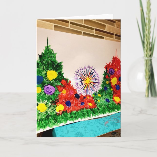 Carte Candy Waters Artiste de l'autisme (Devant)