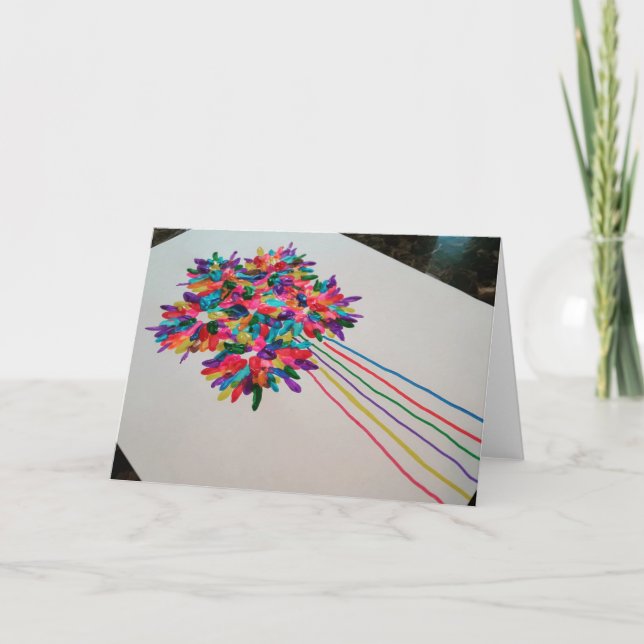 Carte Candy Waters Artiste de l'autisme (Devant)