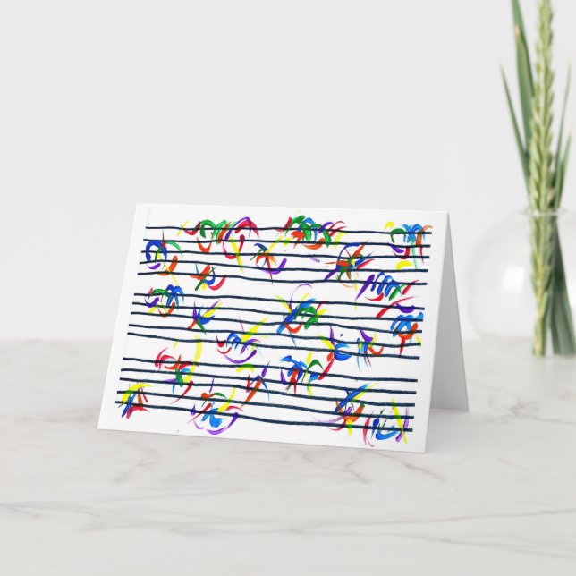 Carte Candy Waters Artiste de l'autisme (Devant)