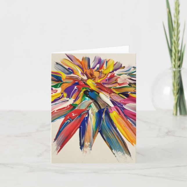 Carte Candy Waters Artiste de l'autisme (Devant)