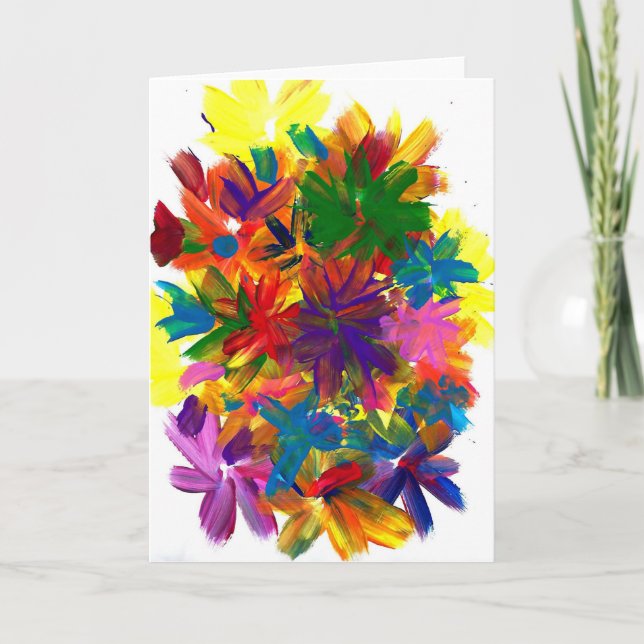 Carte Candy Waters Artiste de l'autisme (Devant)