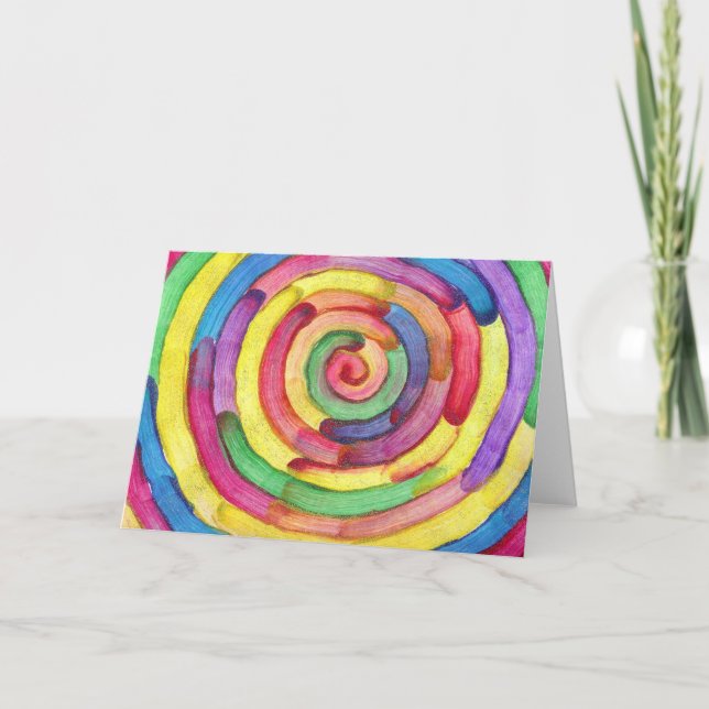 Carte Candy Waters Artiste de l'autisme (Devant)