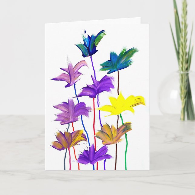 Carte Candy Waters Artiste de l'autisme (Devant)